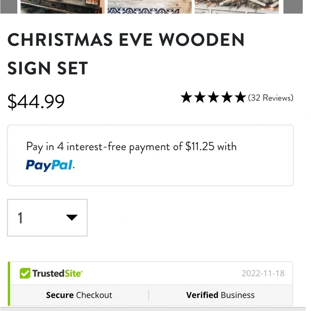 Christmas Eve signs 🪧 (set of two) - Picture 6 of 6